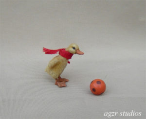 1:12 miniature duckling dollhouse