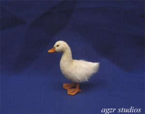1:12 miniature pekin duck ooak handmade